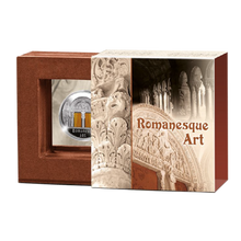 Load image into Gallery viewer, Niue 2014 Romanesque Art The Art that Changed the World 3 Oz 10$ Silver Coin