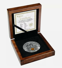 Load image into Gallery viewer, ARES AND MARS 2 Oz Silver Coin 5$ Niue 2021