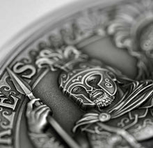 Load image into Gallery viewer, ARES AND MARS 2 Oz Silver Coin 5$ Niue 2021
