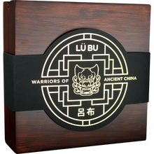 Load image into Gallery viewer, 2019 3 Oz Silver $5 Niue LU BU Warriors of Ancient China Antique Finish Coin.