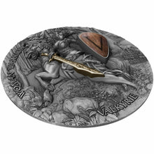 Load image into Gallery viewer, VALKYRIE Woman Warrior 2 Oz Silver Coin 5$ Niue 2020