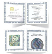 Load image into Gallery viewer, Germania 2020 10 Mark Germania Beasts Geminus Fafnir 2 Oz 999.9 Silver BU Coin