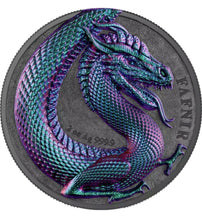 Load image into Gallery viewer, Germania 2020 10 Mark Germania Beasts Geminus Fafnir 2 Oz 999.9 Silver BU Coin