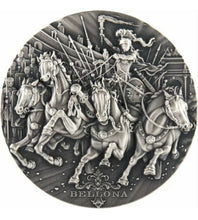 Load image into Gallery viewer, BELLONA - ROMAN GODS - 2018 2 oz Ultra High Relief Pure Silver Coin - NIUE