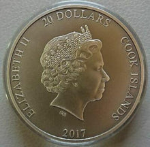 Load image into Gallery viewer, QUETZALCOATL Gods Of The World 3 Oz Silver Coin 20$ Cook Islands 2017