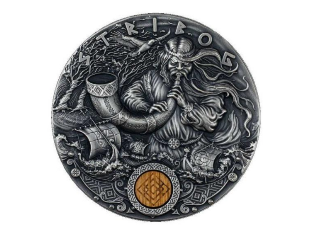 STRIBOG Slavic Gods 2 Oz Silver Coin 2$ Niue 2020