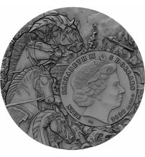 Load image into Gallery viewer, 2020 Niue Black Horse Four Horsemen Of The Apocalypse 2oz Silver Coin NGC MS69
