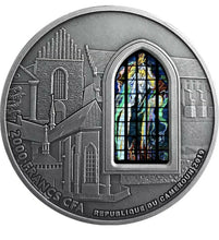 Load image into Gallery viewer, BASILICA OF ST FRANCIS OF ASSISI IN CRACOW 2019 2 oz SILVER COIN Cameroon
