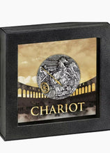 Load image into Gallery viewer, CHARIOT Warfare Gold Plating 2 Oz Silver Coin 5$ Niue 2019
