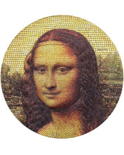 Load image into Gallery viewer, 2018 3 Oz Silver $20 MONA LISA Leonardo Da Vinci Great Micromosaic Passion Coin
