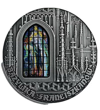 Load image into Gallery viewer, BASILICA OF ST FRANCIS OF ASSISI IN CRACOW 2019 2 oz SILVER COIN Cameroon
