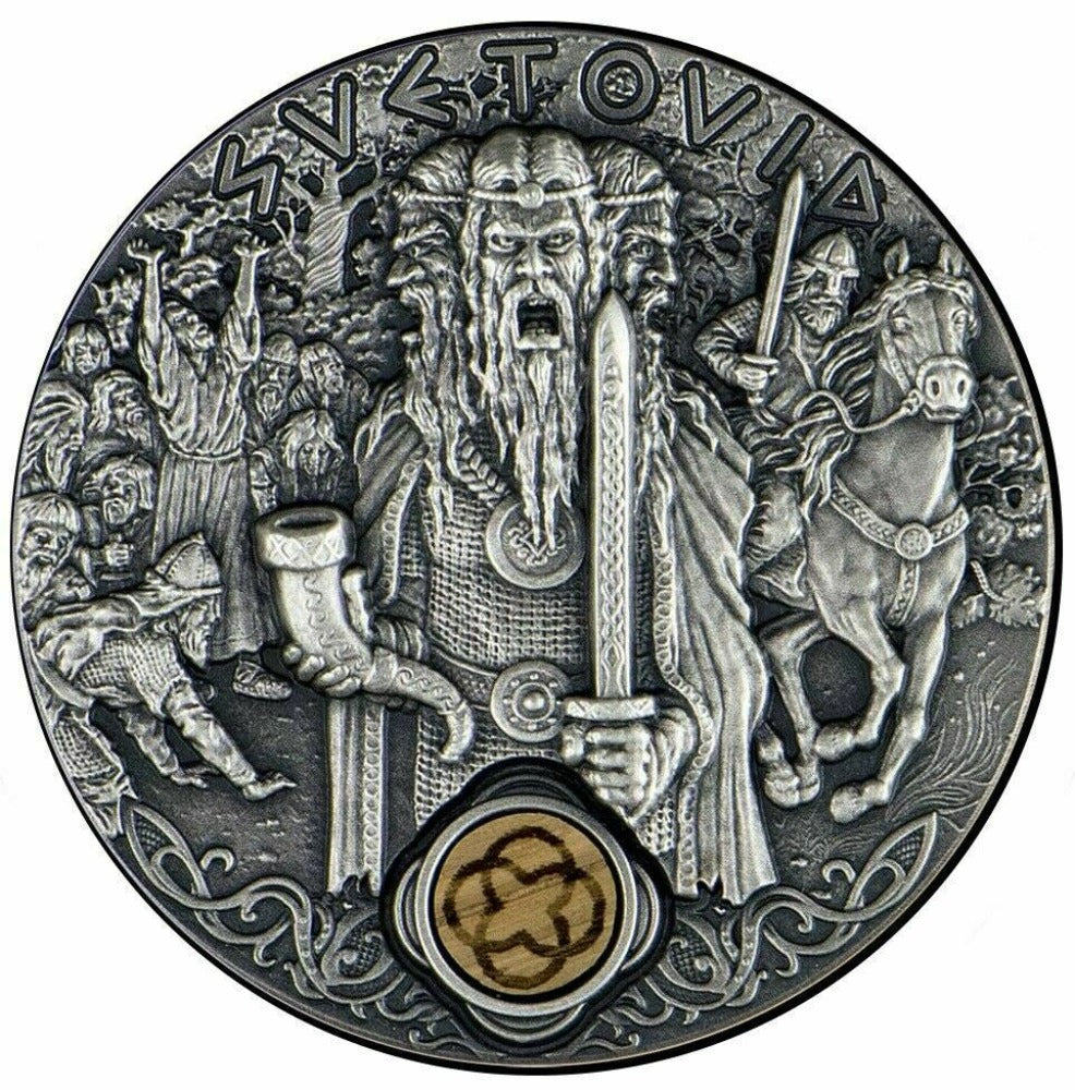 Niue 2019 SVETOVID Slavic Gods 2 Oz 2$ Silver Coin