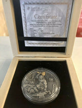 Load image into Gallery viewer, HEPHAESTUS GREEK GODS 2019 2 OZ PURE ULTRA HIGH RELIEF SILVER COIN NIUE BOX/COA
